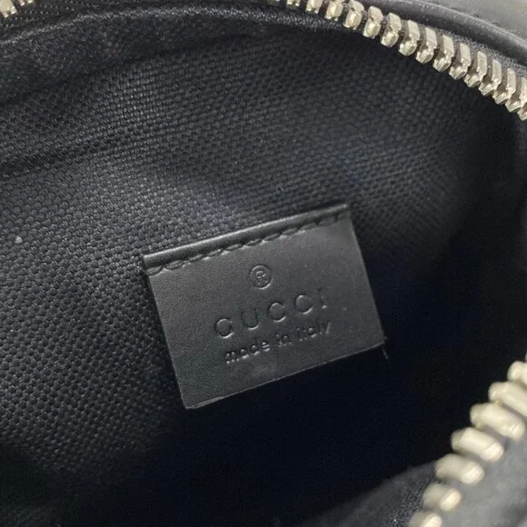 GUCCI GG Supreme Messenger Bag Black Gray Multi PVC Leather - 762-073125 - Picture 13 of 14